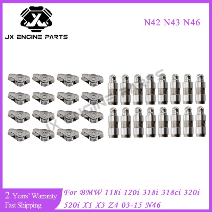 N42 N43 N46 Engine Lifters Rocker Arms Set For BMW 2.0 118i 120i 316i 318i 320i 520i X1 X3 Z4 2.0L