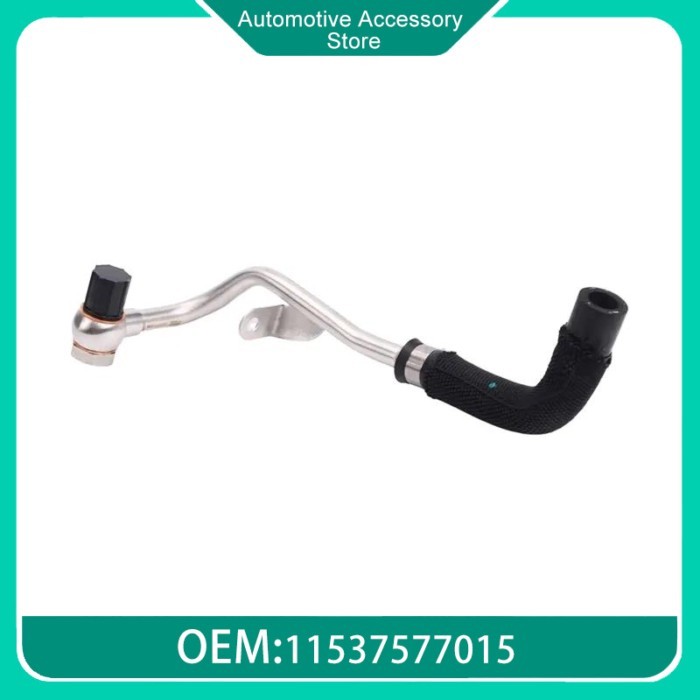 11537577015 Engine Parts Coolant Overflow Turbocharger Return Hose for BMW 5 7 Series X5 X6 F01 F02