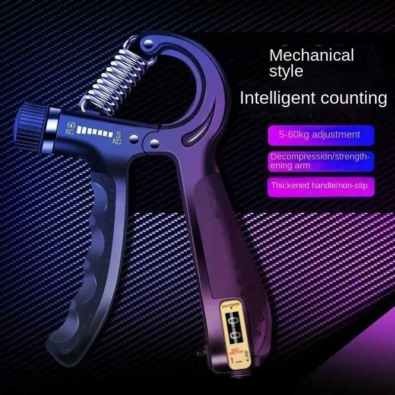 ] Intelligent Counting Fitness Grip Gripster Strengthener Weights Gym Sport Handgrip Hand Exerciser