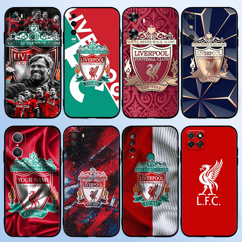 สําหรับ Huawei Nova 2i 2 Lite 3 3i 4E 5i 5T 7 10 SE 8i Y61 Liverpool FC 8Y16 นุ่มสีดํา TPU เคสโทรศัพ
