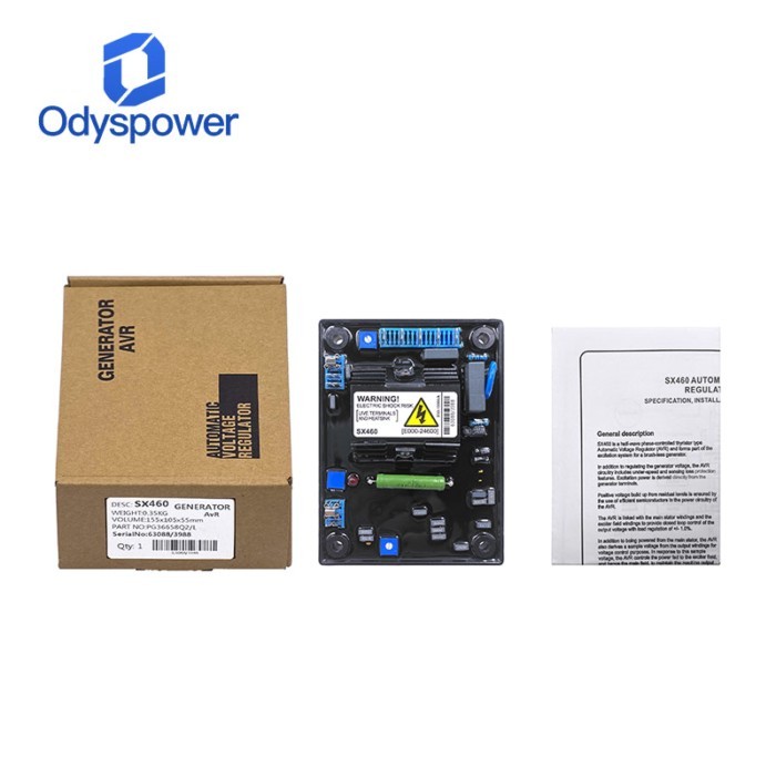 SX460 AVR Generator Automatic Voltage Regulator Stabilizer SX440  Excitation Control Module Brushle