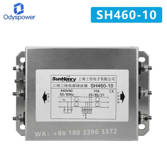 SunHenry SH460-10 Three-Phase Three-Wire Power Filter 440VAC