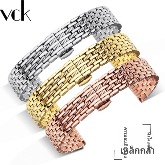 เหมาะสำหรับ Casio SHEEN สายนาฬิกาสีแดงขนาดเล็ก LTP1391/V004/4031/1358 สแตนเลสที่เป็นของแข็งของผู้หญ