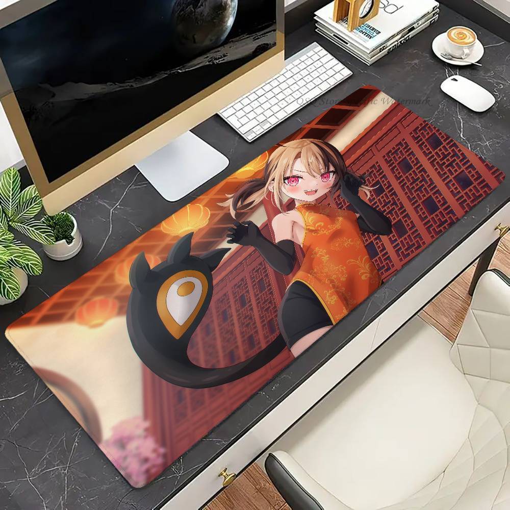 Gigi Murin อะนิเมะ H-hololive Mousepad ลื่นเหมาะสําหรับคอมพิวเตอร์สํานักงานแล็ปท็อป E-sports เกมโต๊ะ