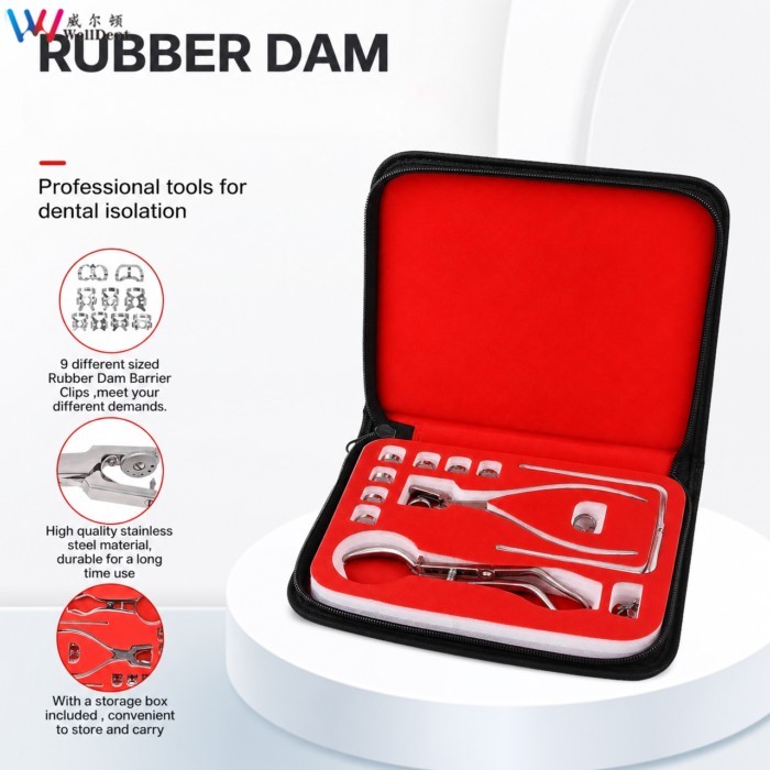 Dental Dam Hole Puncher Set Puncher Pliers Dentist  Dam Perforator Rubber Dam Puncher Dental Orthod