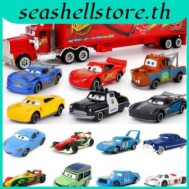Pixar Cars 2 & 3 McQueen Racing Family รถเหล็กของเล่น 1:55 ของขวัญสําหรับเด็กหลวม