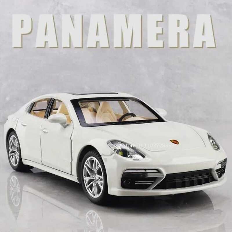 C 1:24 Scale Panamera Cayenne S Car Model Toys Alloy Diecast Mini Vehicles Sound Light Doors Opened