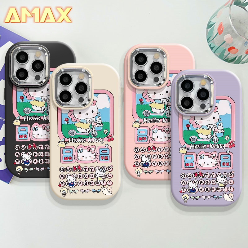 การ์ตูนน่ารัก Hello Kitty คีย์บอร์ดหน้าเคสโทรศัพท์สําหรับ Infinix X6831 X669C X6836 X6837 X6528B X65