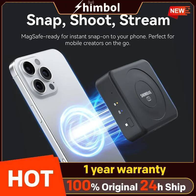 SHIMBOL TP NANO ระบบส่งสัญญาณภาพ HD ที่รองรับ HDMI ตัวรับสัญญาณพร้อมแบตเตอรี่ในตัว 2000mAh