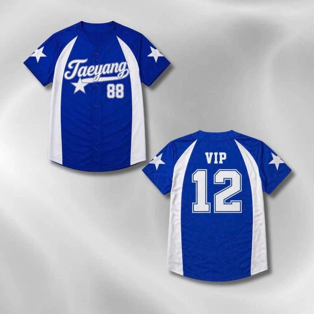 เสื้อเบสบอล BigBang Taeyang เสื้อคอนเสิร์ต BigBang World Tour สําหรับ VIP AM1