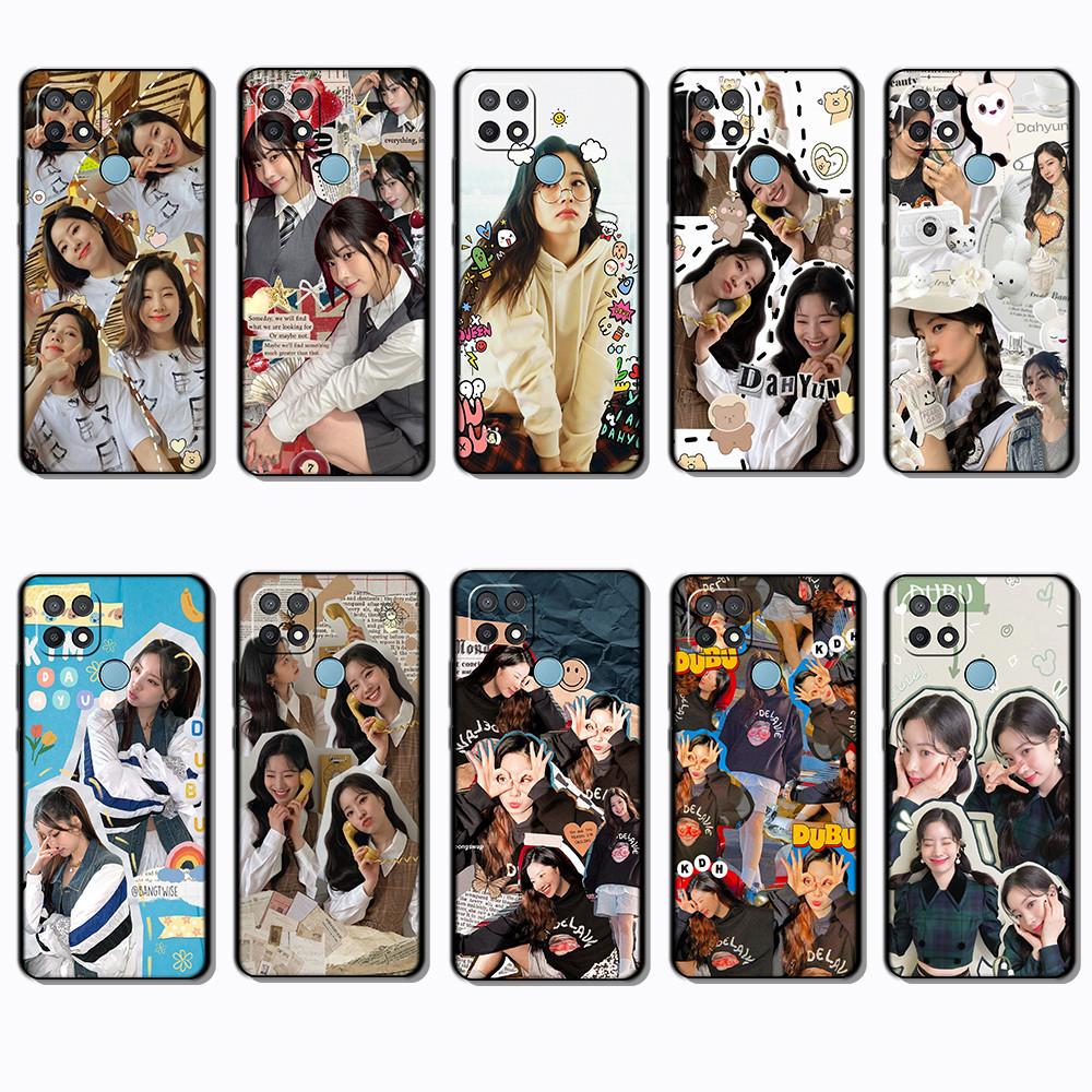 เคสโทรศัพท์สีดําแบบนุ่มสําหรับ OPPO A15 Dahyun caseg