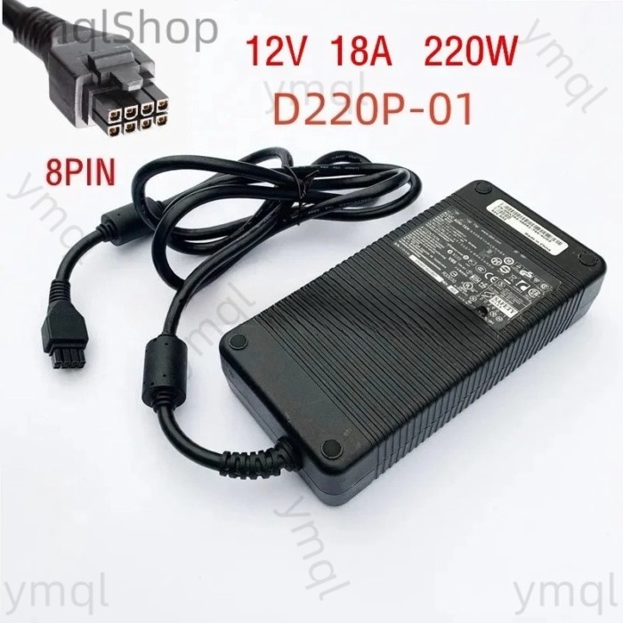 Original D220P-01 12V 18A 220W 8Pin power adapter is suitable for Dell ADP-220AB B MK394 D3860 GX75