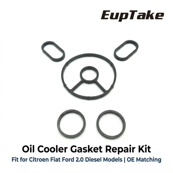 Oil Cooler Gasket Repair Kit For Ford Focus C-Max S-Max Mondeo Kuga Galaxy Citroen C4 C5 C8 Dispatc