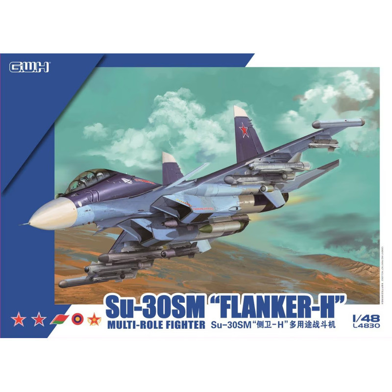 Great Wall Hobby GWH L4830 Su-30SM "Flanker-H" Multi-Role Fighter 1/48 Static model kit