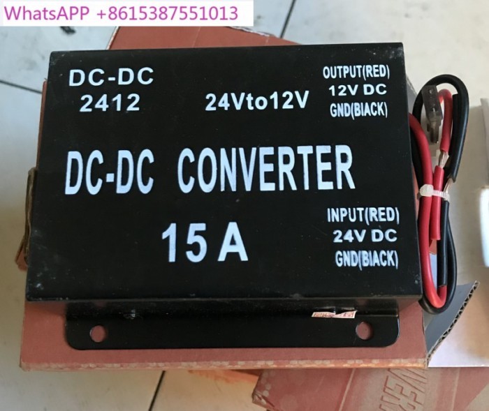 Brand new original DC-DC power supply 24V to 12V 15A car power supply