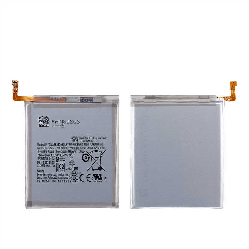 แบตเตอรี่แท้ Eb-Bg980aby Eb-Bg985aby Eb-Bg988aby สำหรับโทรศัพท์มือถือ Galaxy S20+ S20 Plus/Ultra S2