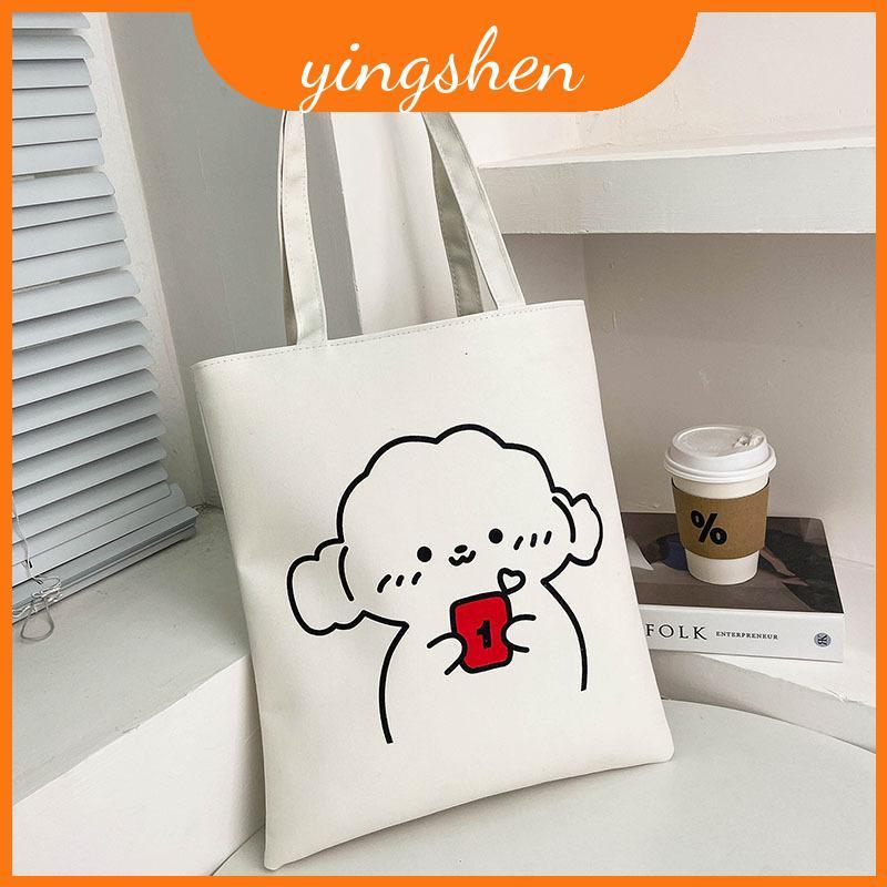 Tote Canvas Stylish Bag สําหรับผู้หญิงพร้อมซับในโพลีเอสเตอร์สวมใส่ทุกวันสําหรับ