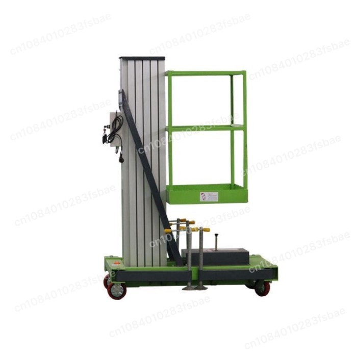 Electric Hydraulic Mast Lift Portable Aluminum Telescopic Lift for Elevated Missions