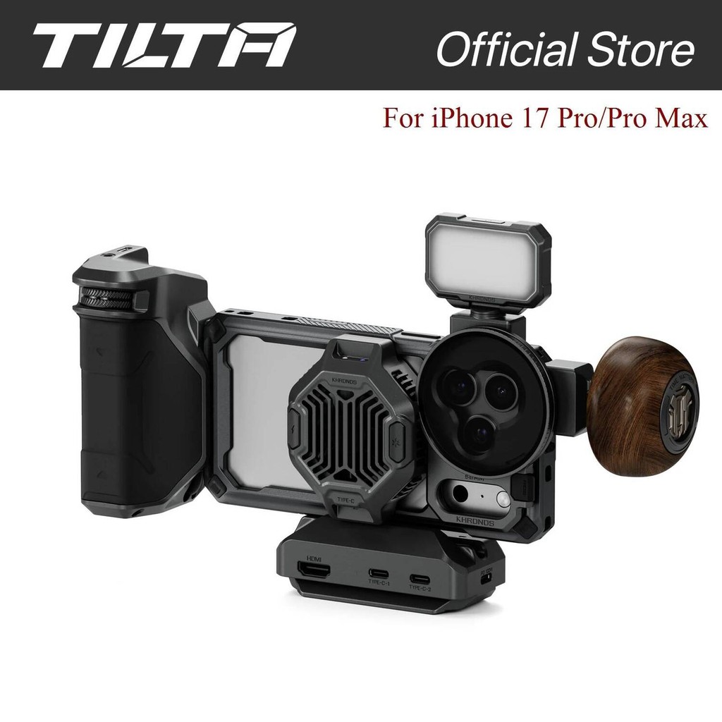 TILTA Khronos Classic 17 Pro/ Pro Max กรงวิดีโอมือถือสําหรับ iPhone 17 Pro / Pro Max Ultimate ชุดพร้