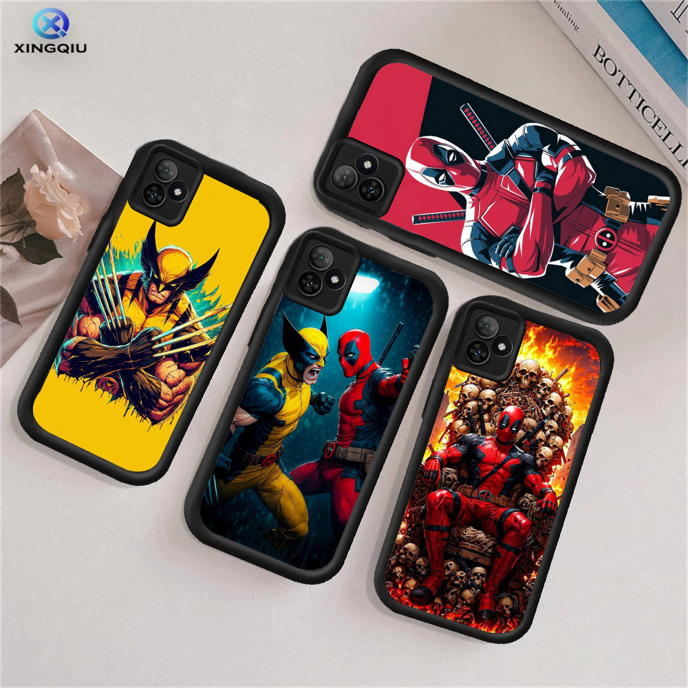 RK29 Deadpool Wolverine Hp ชุบปลอกสําหรับ VIVO V9 Y95 Y30 Y50 Y17 Y91i Z1 Y81S Y66 Y12 Y93 V15 Y20i 