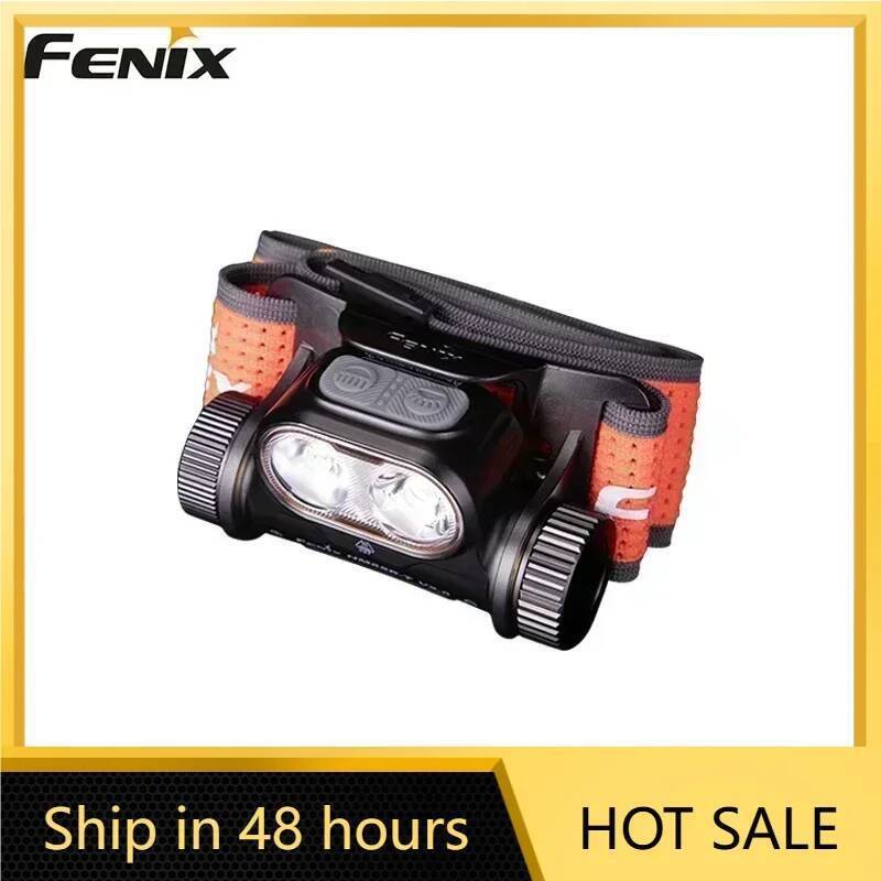 Fenix HM65R-T V2 1600Lumens USB Type-C ไฟหน้าสําหรับวิ่งแบบชาร์จไฟได้พร้อมแบตเตอรี่