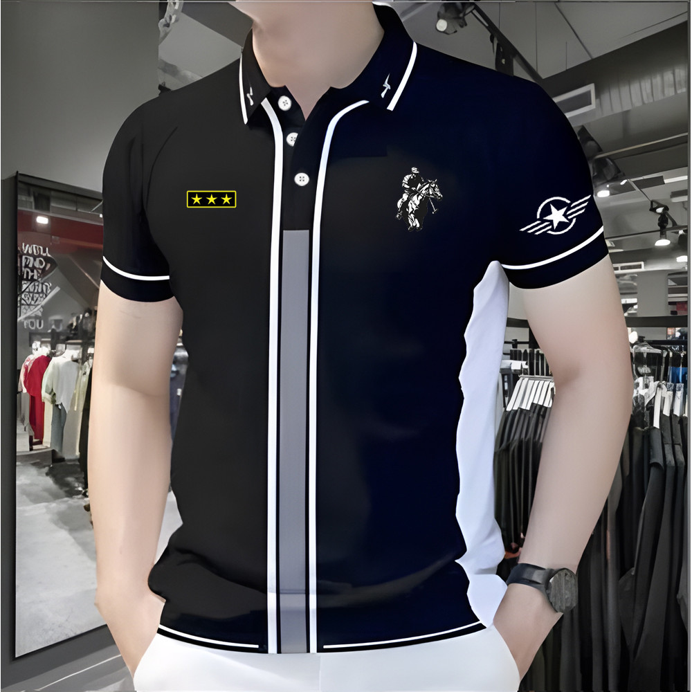 เสื้อโปโลผู้ชายสไตล์ย้อนยุค สำหรับกีฬาและลำลอง