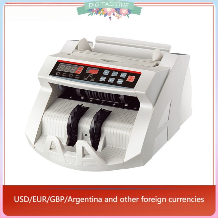 Automatic Money Counter Multi-Currency Money Counting Machine UV/MG Bill Cash Counter For EURO US D