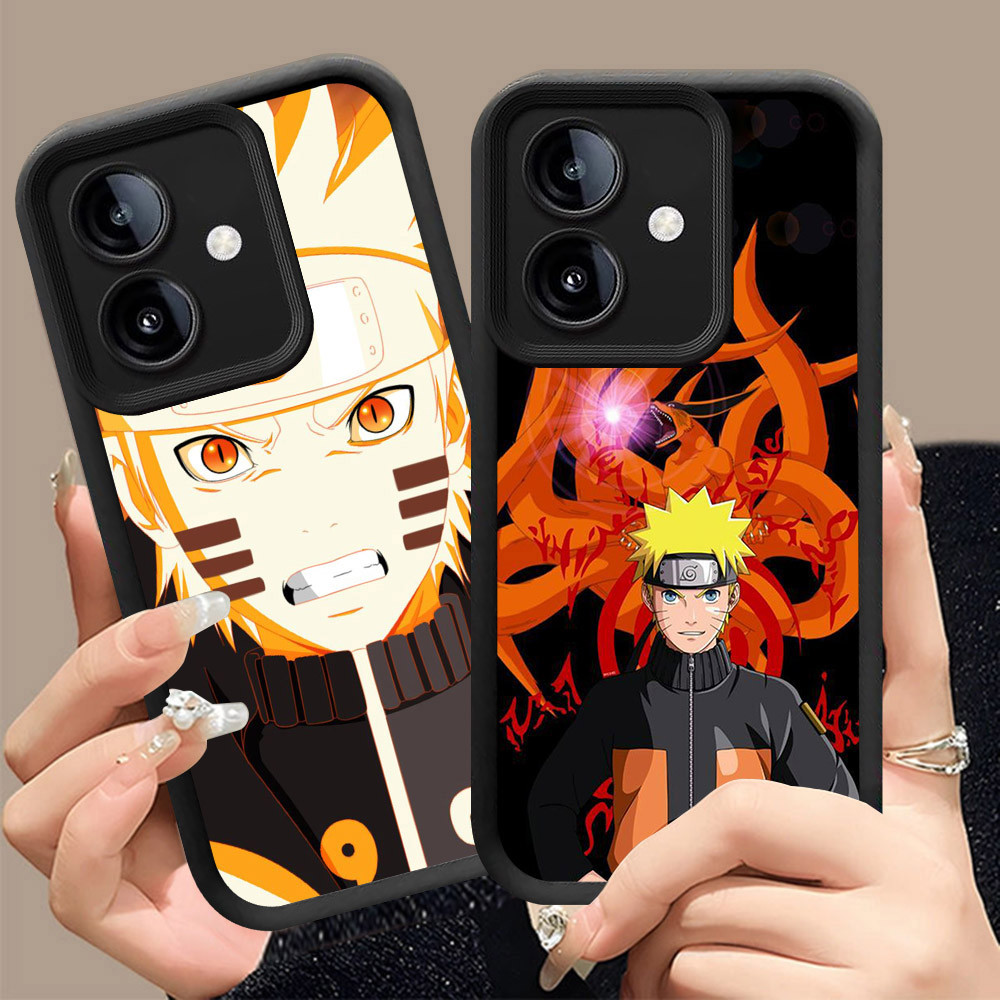 Q-2 Naruto ขาวดำเคสโทรศัพท์หรับ OPPO A3X A40 A5X A40m A79 A3 A5i A20 A5 Pro Reno 11F 5G ปกสีชมพู