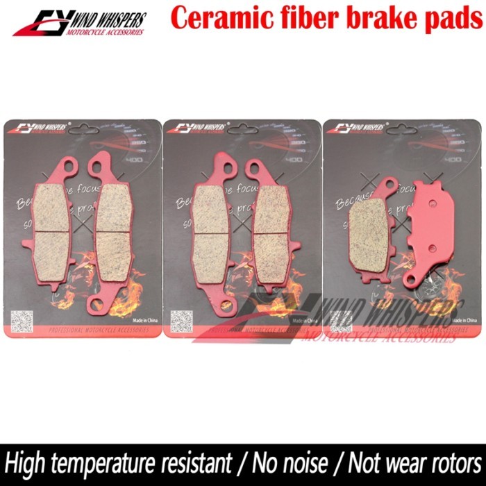 Ceramic Front Rear Brake Pads For Suzuki SV400 SV 400 DL650 DL 650 V-Strom GSF 650 Bandit SV 650 SV