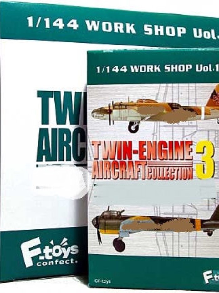 F-toys 1/144 เครื่องผมคู่ 3 ju88 Desert and Hidden Coating Pre-Coating Assembly Model พร้อมสต็อก