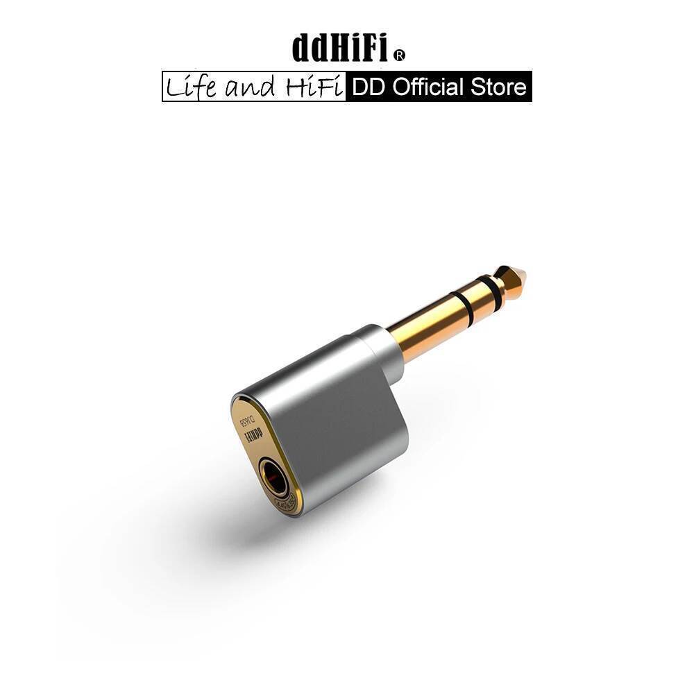 ใหม่ DD ddHiFi DJ65B(AL) 6.35 มม.ชายถึง 4.4 มม.อะแดปเตอร์เสียงหญิงสําหรับเดสก์ท็อปอุปกรณ์เครื่องขยาย