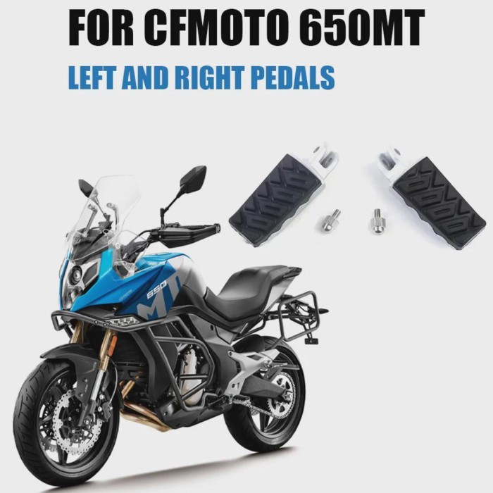 For CFMOTO 650MT 650 MT MT650 Left And Right Pedals Pedals