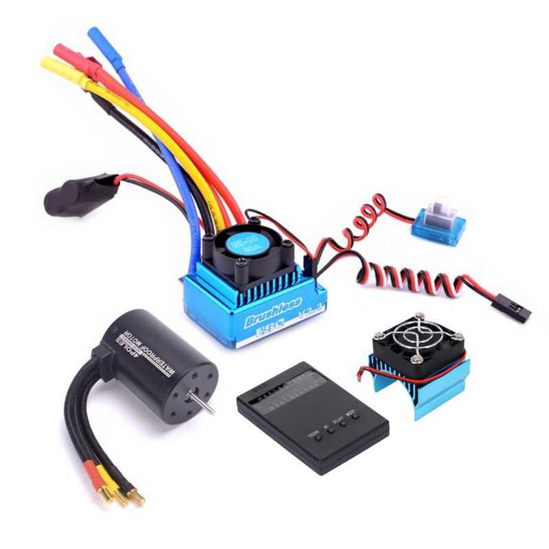 HSP ไม่จํากัดรีโมทคอนโทรลรถอุปกรณ์เสริม 3650 มอเตอร์ไร้แปรง 120A Brushless อิเล็กทรอนิกส์ปรับการเขีย
