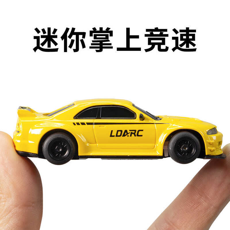 LDARC R02 Flat Running Racing Car 1/64 Mini RC รีโมทคอนโทรลรุ่นรถจําลองรถของเล่นเด็ก
