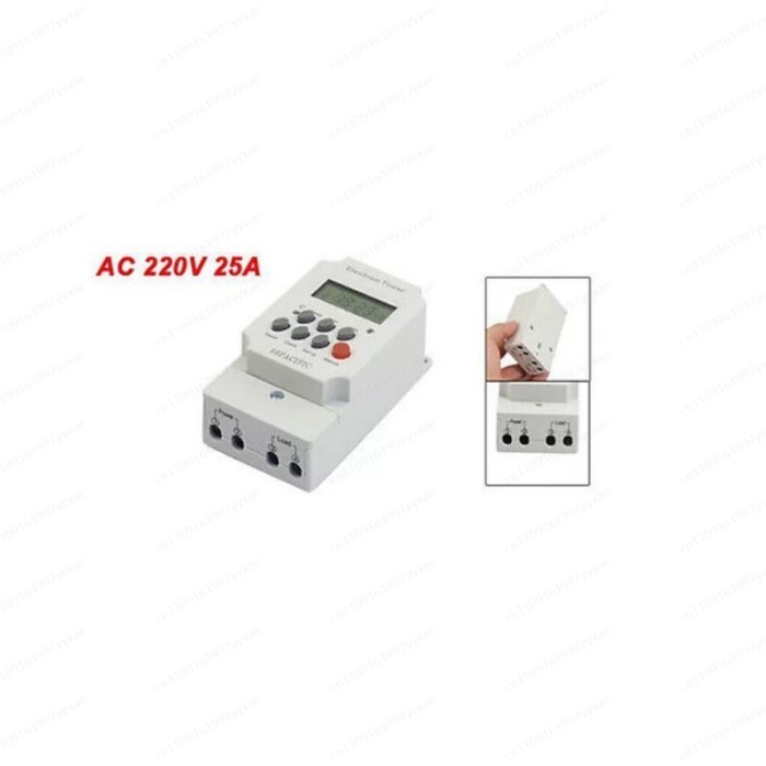KG316T-II 25A 220V Microcomputer Digital Time Control Programmable Timer Switch
