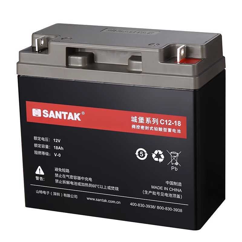 แบตเตอรี่ Santec รุ่น C12-18/12V18AH26AH38AH65AH100AH120AH150AH200AH