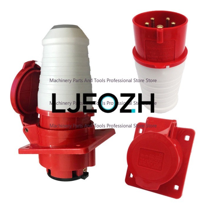 Diesel Generator Accessories 3 Phase Generator Plug Socket 2KW5KW6KW8KW 5 Hole Plug Socket