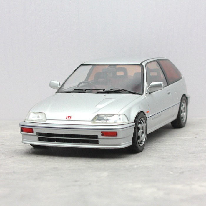 TRIPLE-9 1: 18 โมเดลรถ Honda Civic รุ่นสองส่วน Honda Civic EF-3 Si 1987