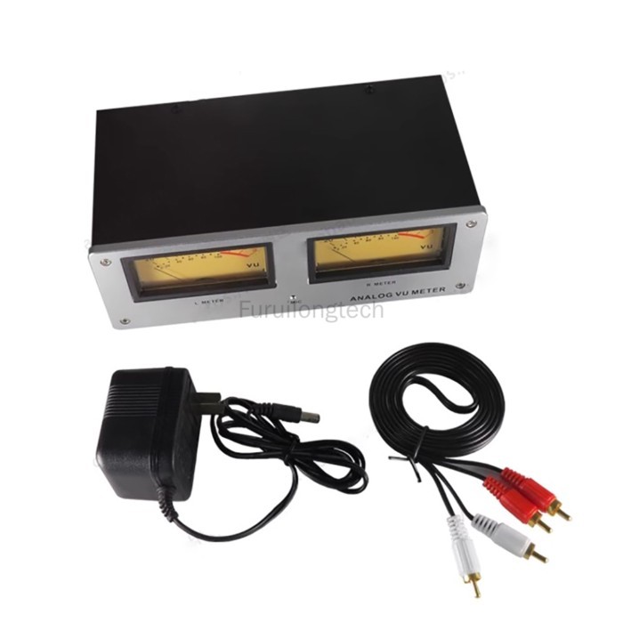 MIC-73 Sound Control Square VU Meter Level Gauge Warm Backlight aluminum alloy Panel