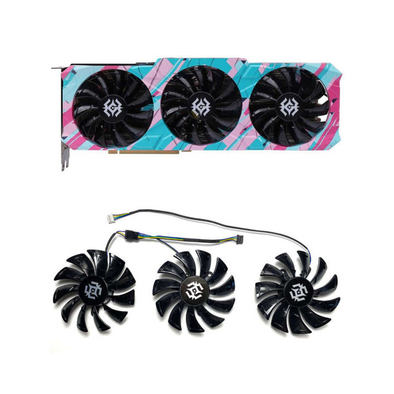 ZOTAC/ZOTAC RTX3060 3060ti 3070 3080ti X-GAMING พัดลมการ์ดกราฟิก