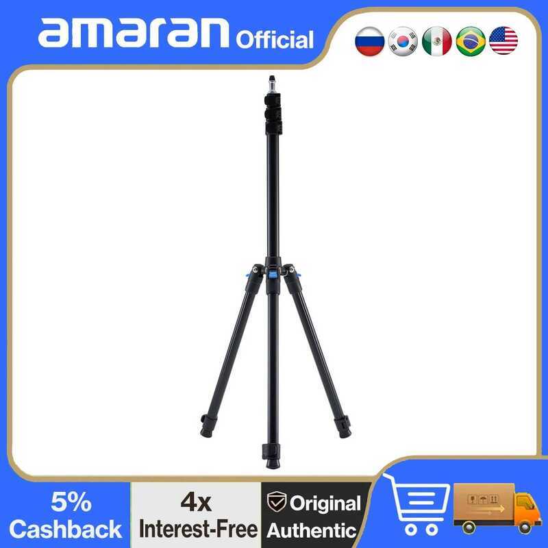 Amaran Stand 2M 6.56FT วงเล็บแสงวิดีโอแบบพับได้ pano 60c 120c สําหรับ TikTok Youtube