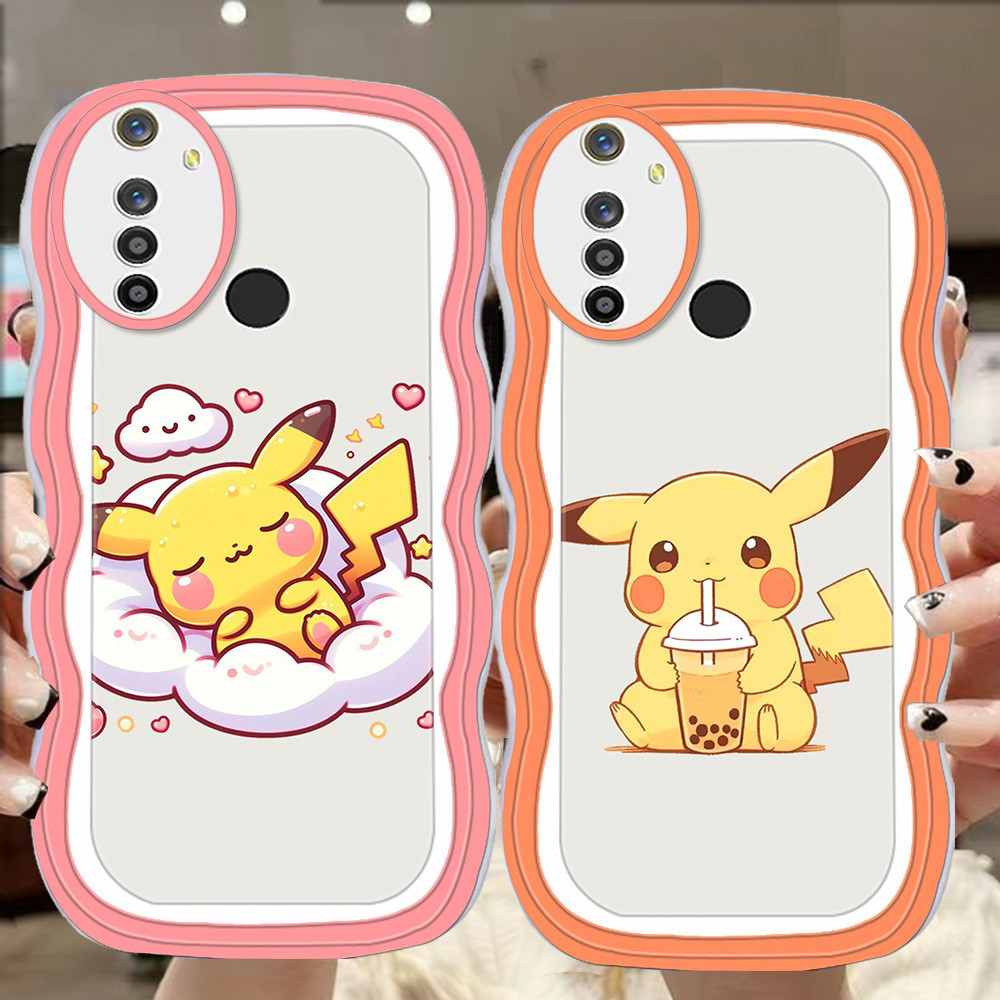A-18 Pokemon TPU Casing สําหรับ Realme 6s 5s 5i 3 6 5 Pro เคสใส