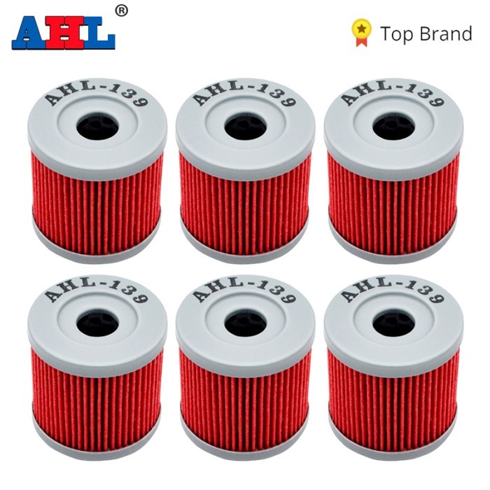 1/3/6 pcs AHL Motorcycle Parts Oil Filter For Arctic Cat DVX400 2004 2005 2006 2007 2008 DVX 400 TS