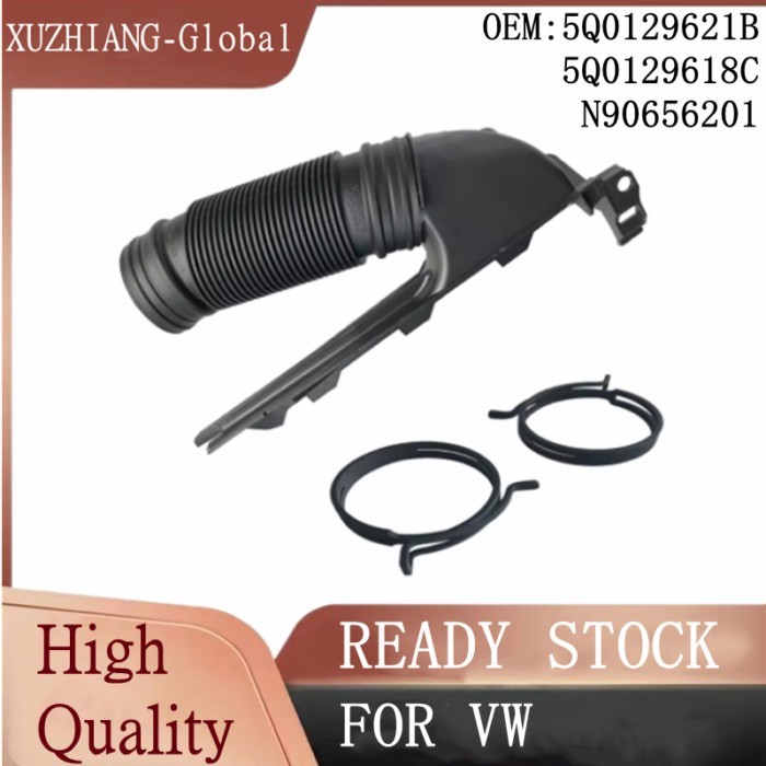 Brand New Engine Air Intake Duct Pipe Filter Hose 5Q0129621B 5Q0129618C N90656201 For VW Golf 7 Pas