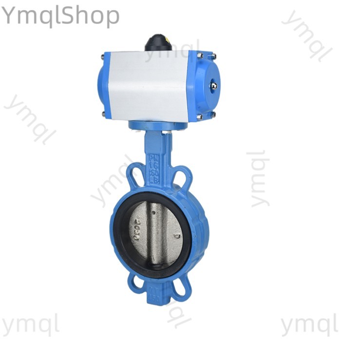 D671X-16Q Wafer, Pneumatic Butterfly Valve, Water Valve, Cut-off Valve DN50 65 80 100 125 150 200