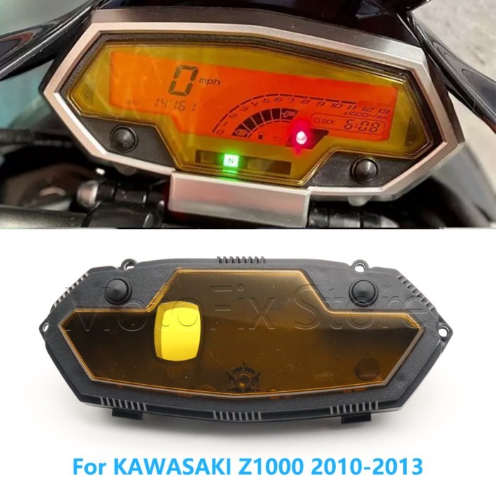Motorcycle Gauges Cover Case Tachometer Speedometer Instrument Housing For Kawasaki Z1000 Z 1000 20