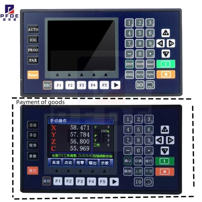TC55V Servo Stepper Motor Offline Motion Controller Programmable 1/2/3/4 Axis 150KHZ CNC Controller