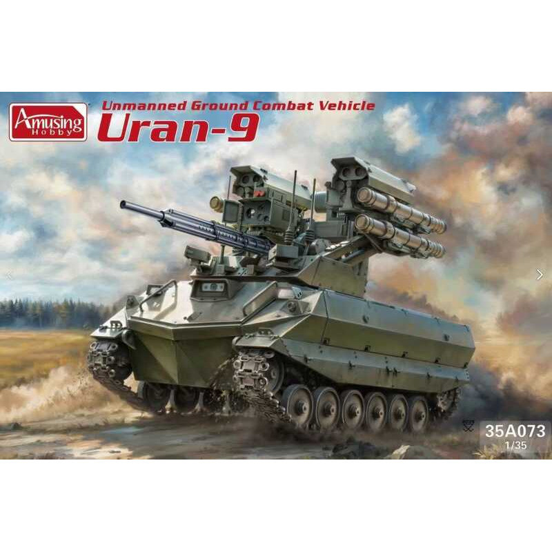Amusing Hobby 35A073 Unmanned Ground Combat Vehicle Uran-9 1/35 Static model kit