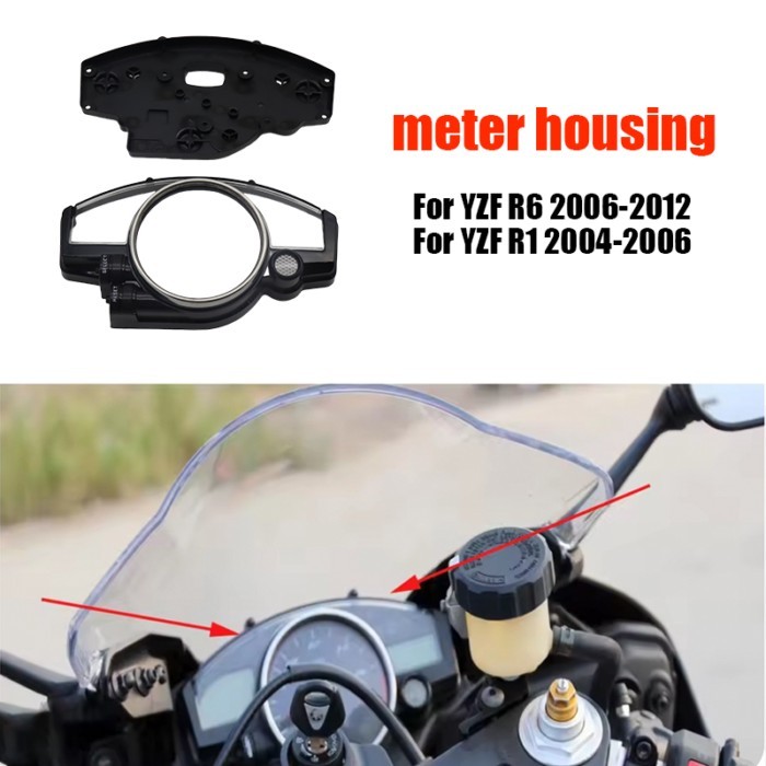 For YAMAHA YZF R6 2006-2012 R1 2004-2006 Motorcycle Instrument Cluster Case Speedometer Tachometer