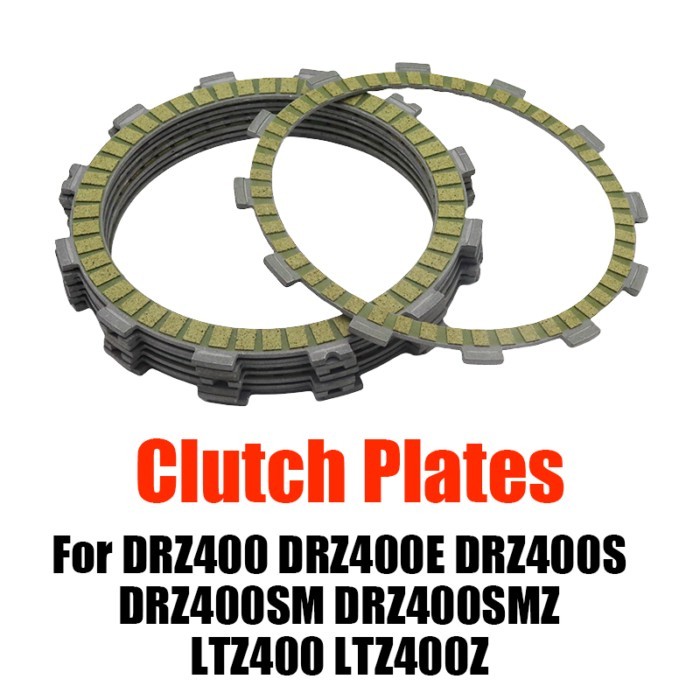 For SUZUKI DRZ400 DRZ400E DRZ400S DRZ400SM DRZ400SMZ LTZ400 LTZ400Z Clutch Friction Plates Kit Moto